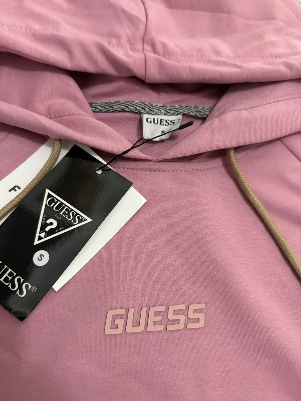 Women’s Pink Hooded Cotton Tracksuit