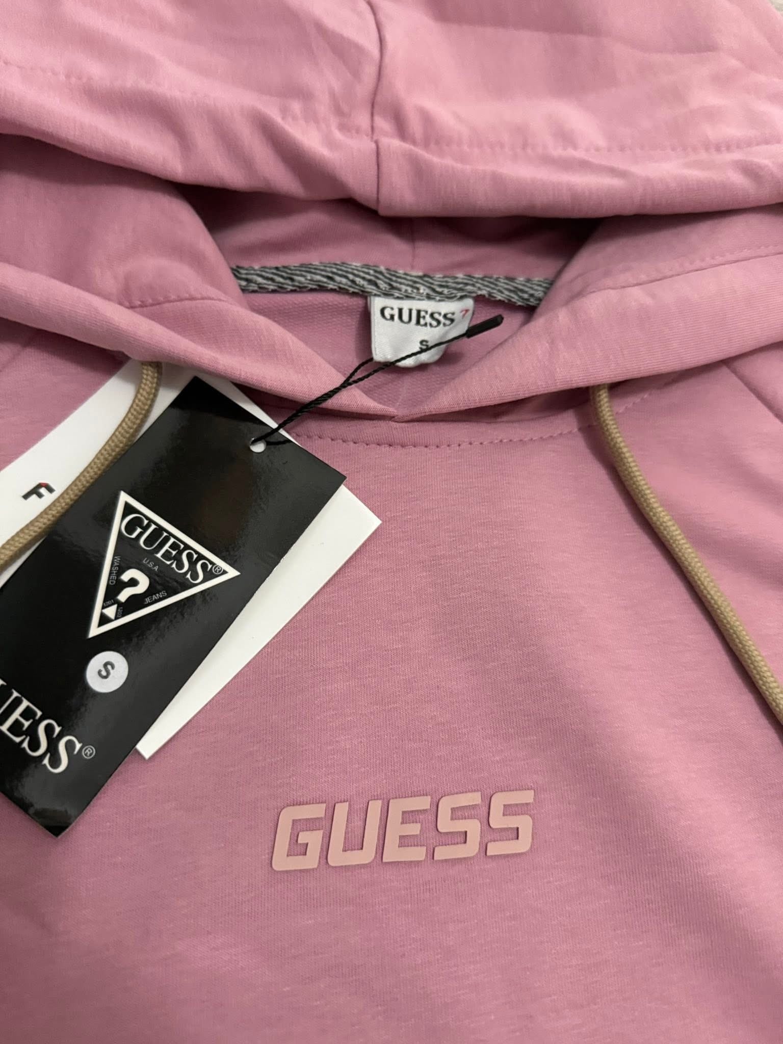 Women’s Pink Hooded Cotton Tracksuit